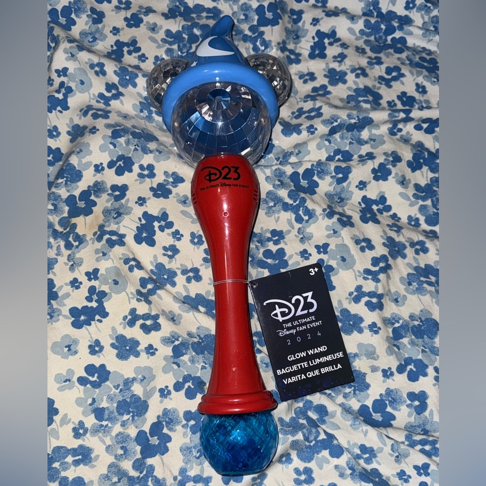 Disney D23 Red and Blue Glow Wand